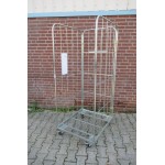 3-Heks rolcontainer, used.